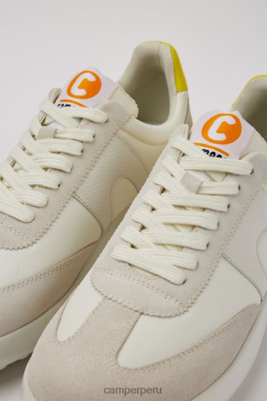 blanco BX628763 Camper Zapatillas pelotas de diseño xlite de nobuck blanco y pet reciclado para mujer