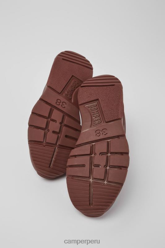 borgoña BX628794 Camper Zapatillas drift de piel color burdeos para mujer novedades