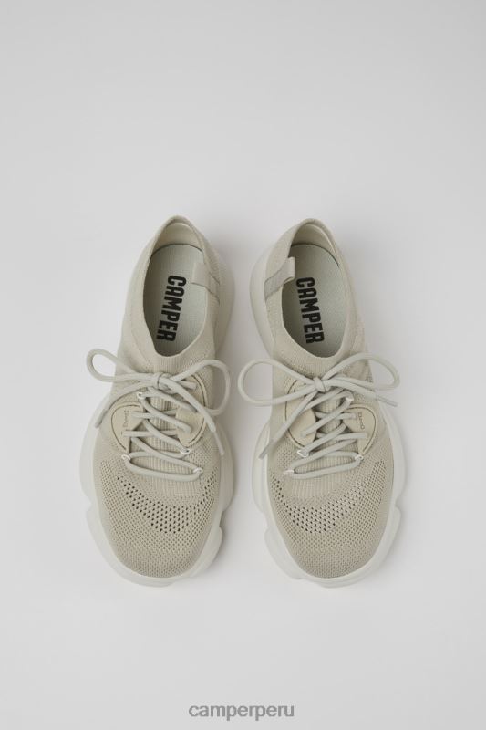 gris BX628662 Camper Zapatillas deportivas de diseño karst gris textil para mujer.