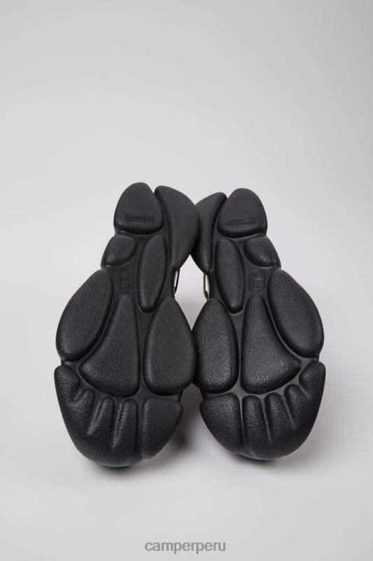 gris BX628715 Camper Zapatillas deportivas de piel design twins gris amarillo y negro para mujer