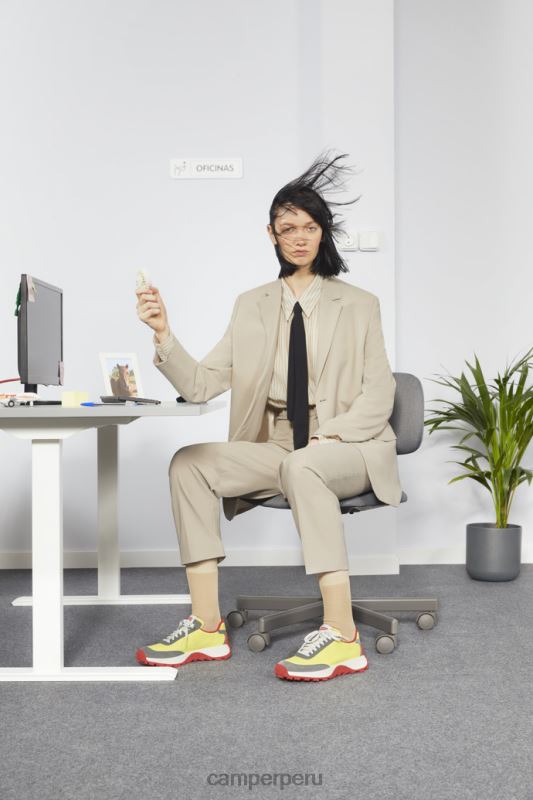 multicolor BX628713 Camper Zapatillas deportivas drift trail vibram de textil y nobuk multicolor para mujer