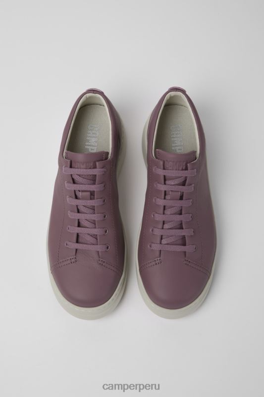 púrpura BX628791 Camper zapatillas runner up de piel moradas exclusivas