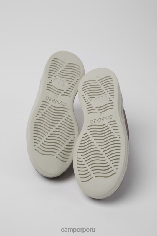 púrpura BX628791 Camper zapatillas runner up de piel moradas exclusivas