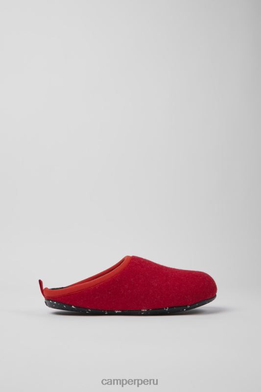 rojo BX628255 Camper Zapatillas wabi de lana rojo para mujer novedades