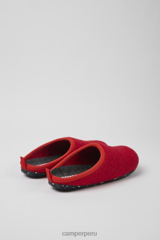 rojo BX628255 Camper Zapatillas wabi de lana rojo para mujer novedades