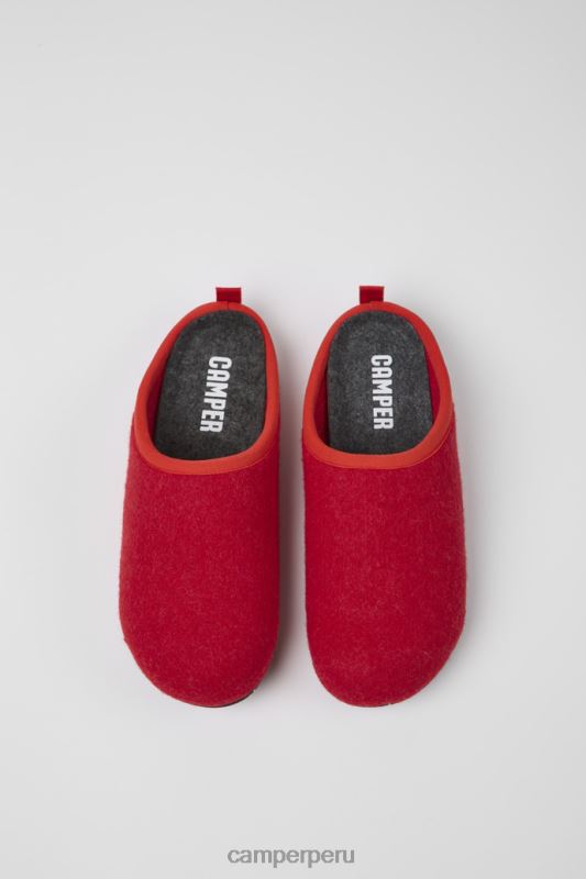 rojo BX628255 Camper Zapatillas wabi de lana rojo para mujer novedades