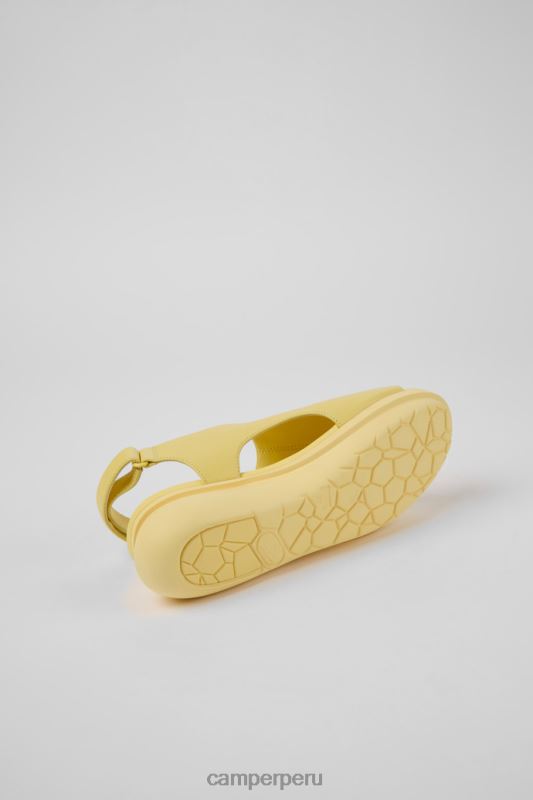 amarillo BX6281032 Camper exclusivas sandalias de piel color amarillo globo para mujer