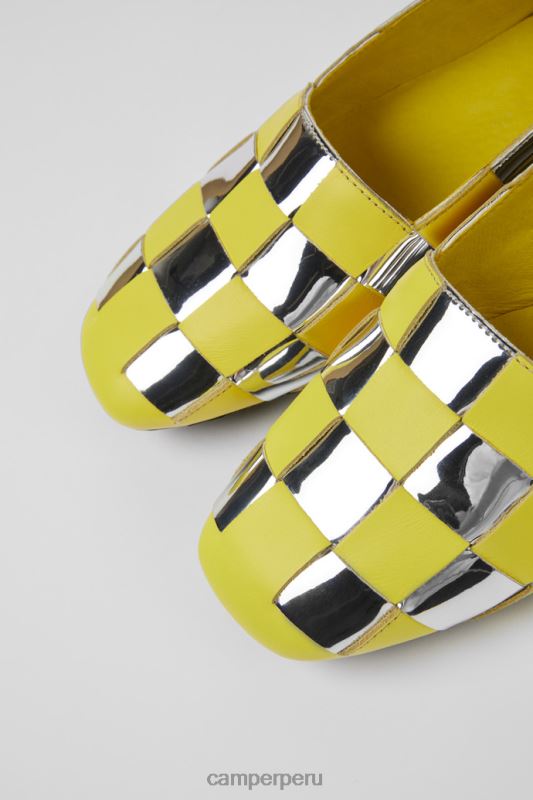 amarillo BX6281128 Camper Zapatos casi myra amarillos y plateados para mujer novedades