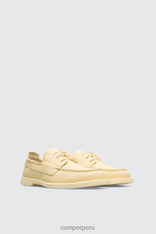 amarillo BX6281143 Camper Zapato estilo nautico juddie amarillo para mujer exclusivo