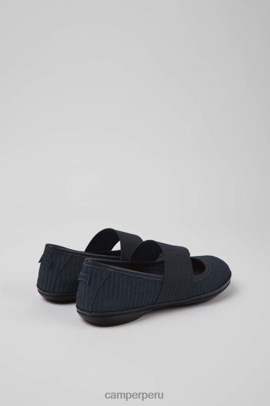 azul BX628101 Camper Right bailarinas de piel reciclada azul para mujer novedades