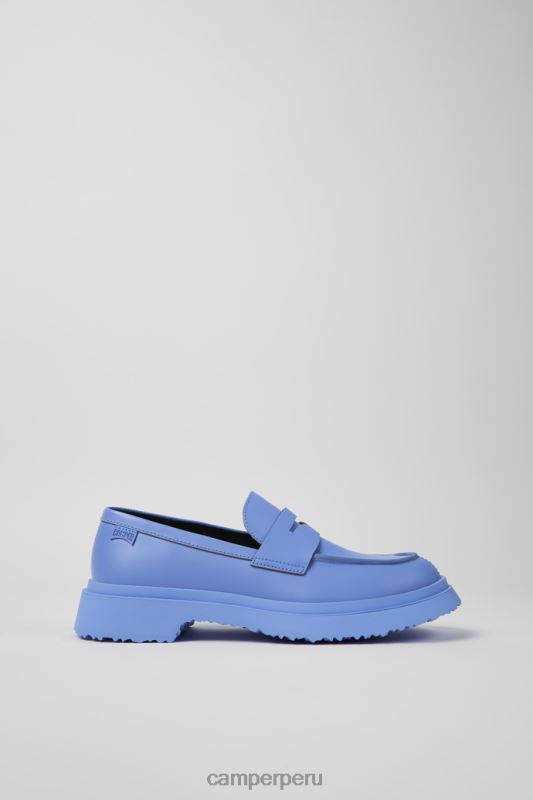 azul BX628129 Camper Mocasines walden de piel azul exclusivos para mujer
