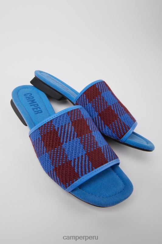 azul BX62845 Camper sandalias casi myra azul y burdeos mujer novedades