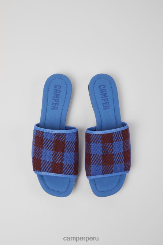 azul BX62845 Camper sandalias casi myra azul y burdeos mujer novedades