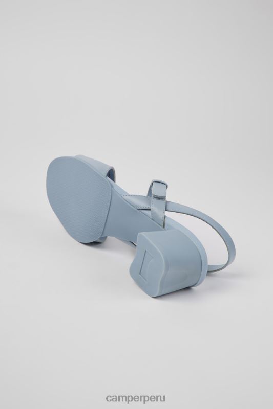 azul BX62872 Camper sandalias de piel katie de diseño color azul para mujer