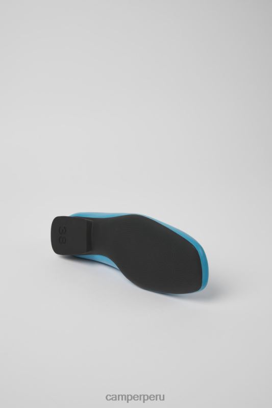 azul BX628975 Camper Bailarinas casi myra de piel azul exclusivas para mujer