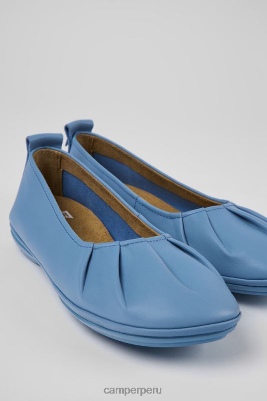 azul BX628992 Camper design right bailarinas de piel azul para mujer