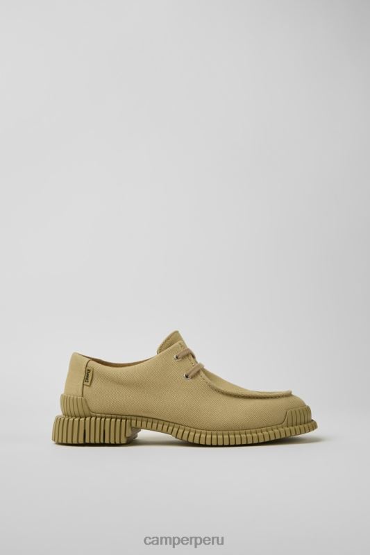 beige BX62894 Camper Pix zapatos beige de algodón reciclado para mujer exclusivos