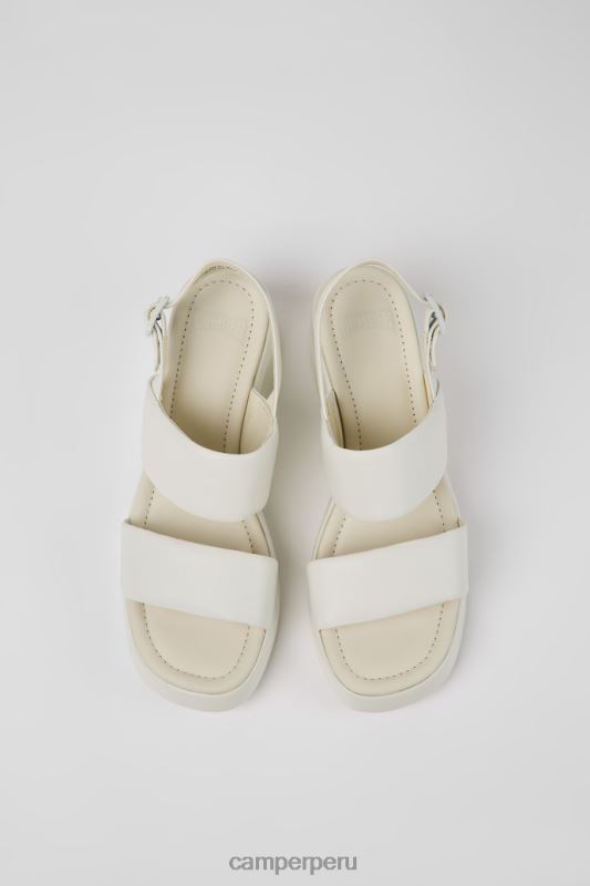 blanco BX6281021 Camper sandalias kaah de piel blanca para mujer novedades