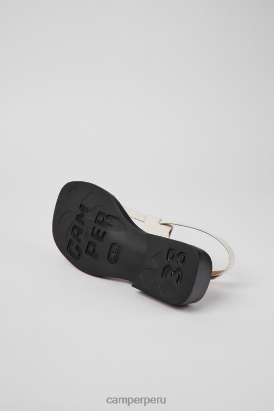 blanco BX6281027 Camper sandalias dana de piel blanco para mujer novedades