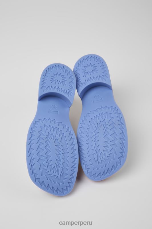 blanco BX628126 Camper Mocasines taylor de piel en blanco y rojo para mujer novedades