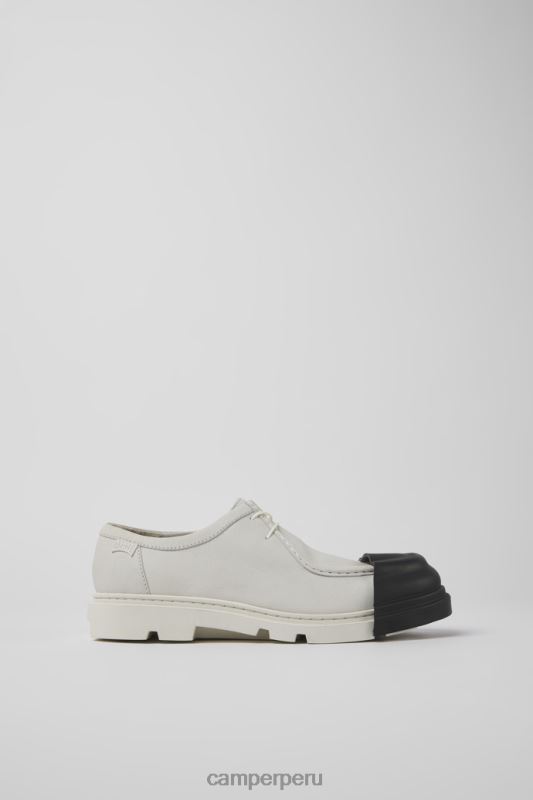 blanco BX628939 Camper zapatos junction blanco de piel sin teñir para mujer novedades