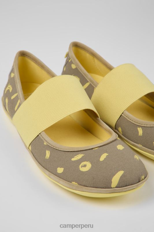 blanco BX628988 Camper design right zapatillas blancas de textil y nobuk para mujer