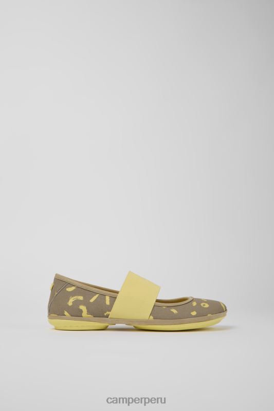 blanco BX628988 Camper design right zapatillas blancas de textil y nobuk para mujer