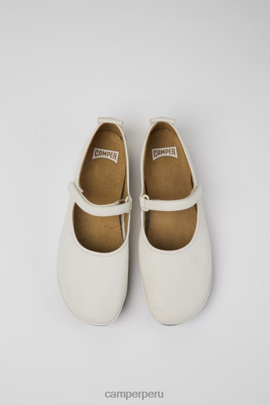 blanco BX628995 Camper right bailarinas de piel blancas para mujer novedades