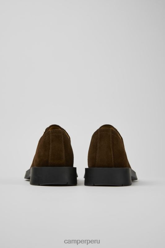 marrón BX6281106 Camper Zapatos de nobuk marrón de diseño mil 1978 para mujer.