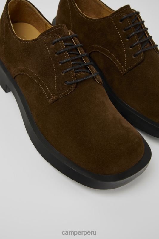 marrón BX62885 Camper Zapatos exclusivos mil 1978 de nobuk marrón para mujer.