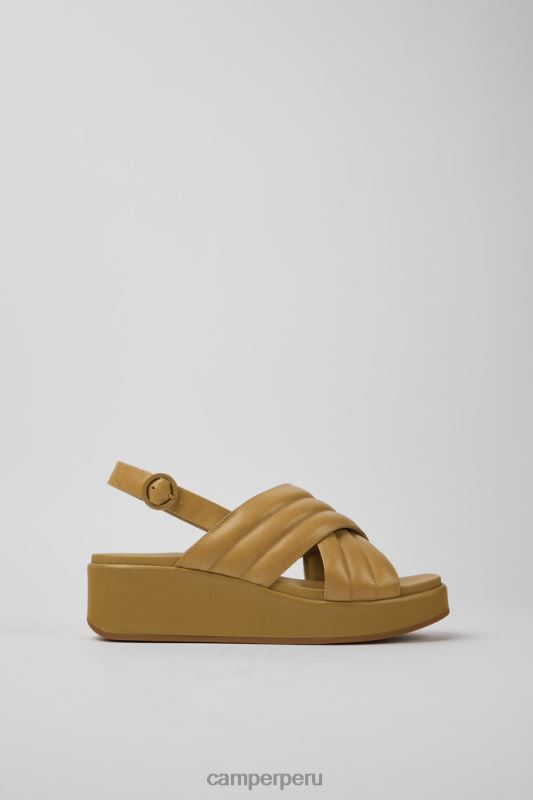 marrón BX62889 Camper Sandalias misia de diseño color marrón para mujer.
