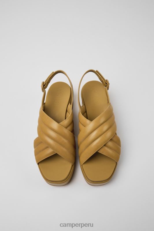 marrón BX62889 Camper Sandalias misia de diseño color marrón para mujer.
