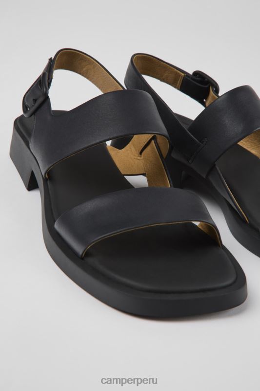 negro BX6281004 Camper sandalias dana de piel negro para mujer novedades