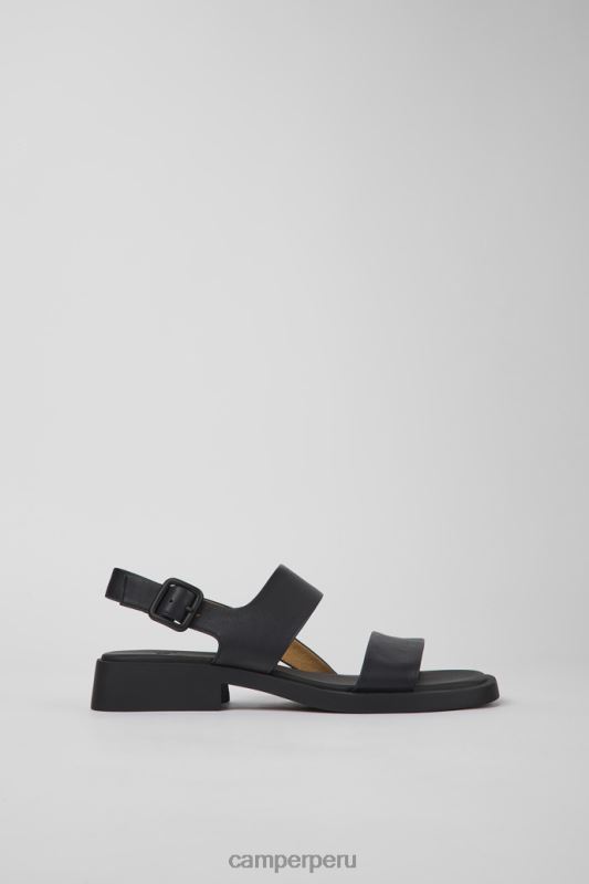 negro BX6281004 Camper sandalias dana de piel negro para mujer novedades
