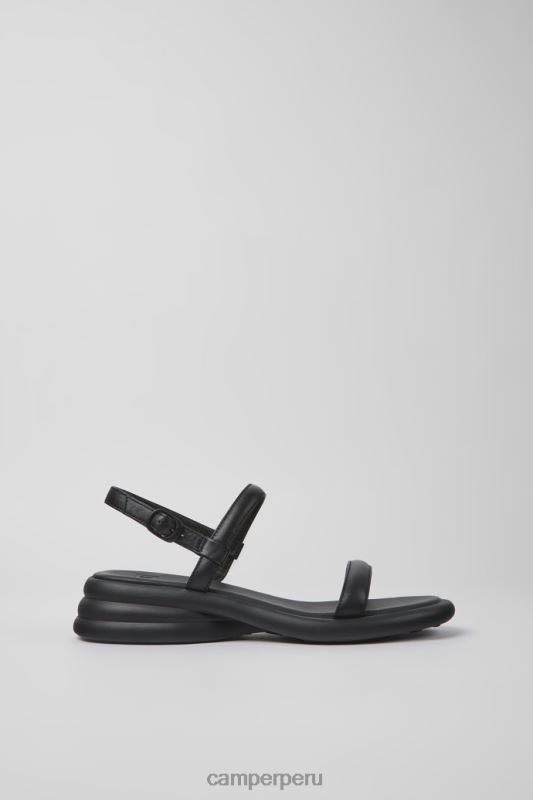 negro BX6281010 Camper sandalias spiro de piel negro para mujer novedades