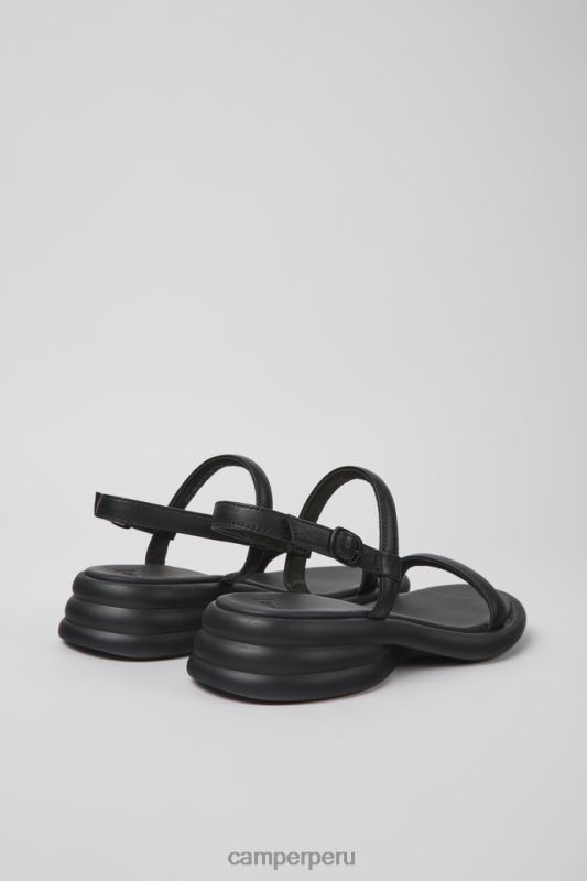 negro BX6281010 Camper sandalias spiro de piel negro para mujer novedades