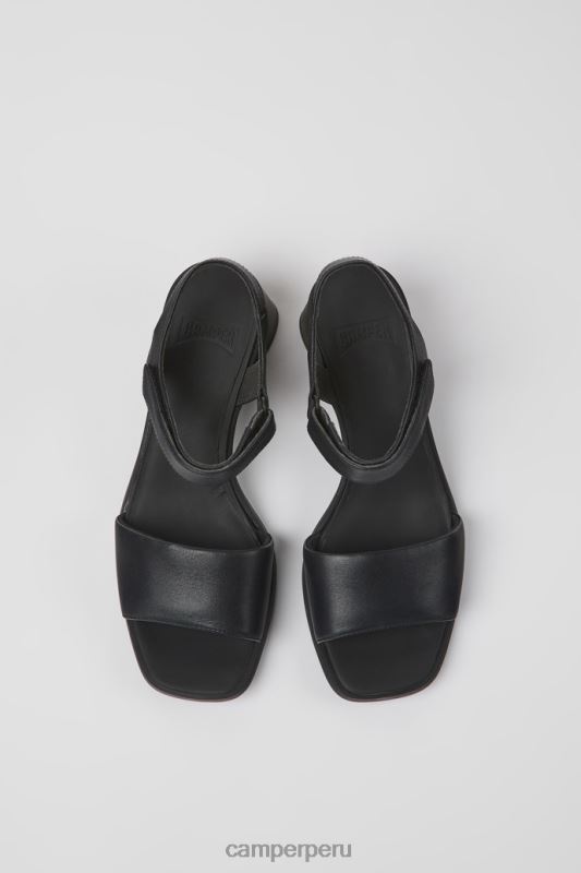 negro BX6281040 Camper sandalias exclusivas kiara de piel color negro para mujer