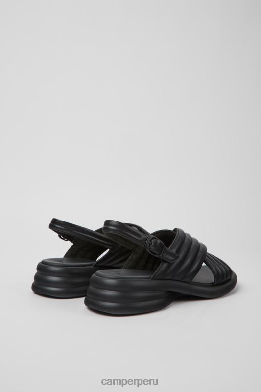 negro BX6281044 Camper sandalias spiro de piel negro exclusivas para mujer