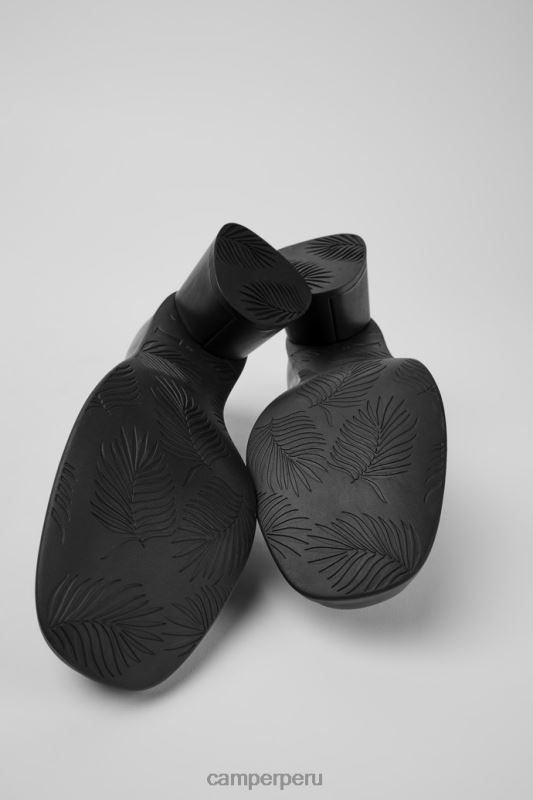 negro BX6281075 Camper diseño kiara tacones de cuero negro