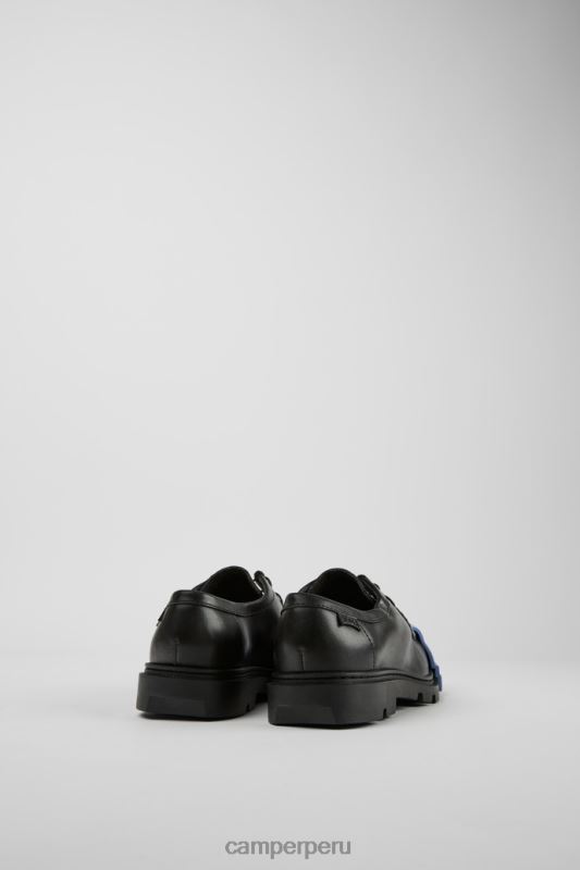 negro BX6281076 Camper zapatos junction negro de piel para mujer exclusivos