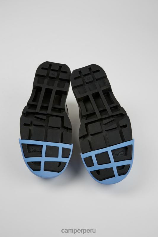 negro BX6281076 Camper zapatos junction negro de piel para mujer exclusivos