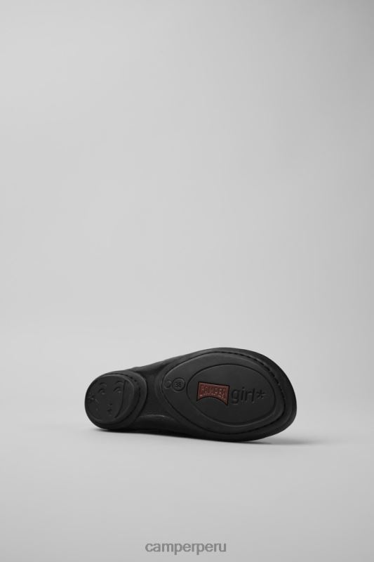 negro BX628110 Camper botines negros de diseño derecho para mujer