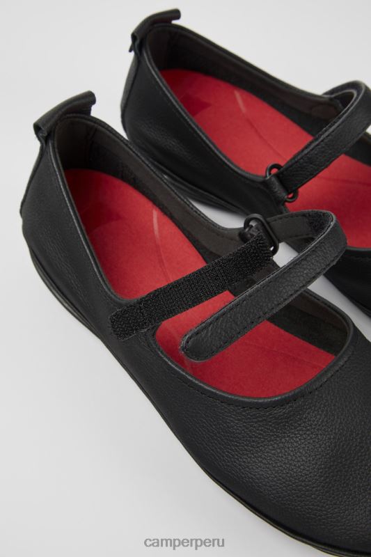 negro BX6281114 Camper Right bailarinas de piel en color negro para mujer exclusivas