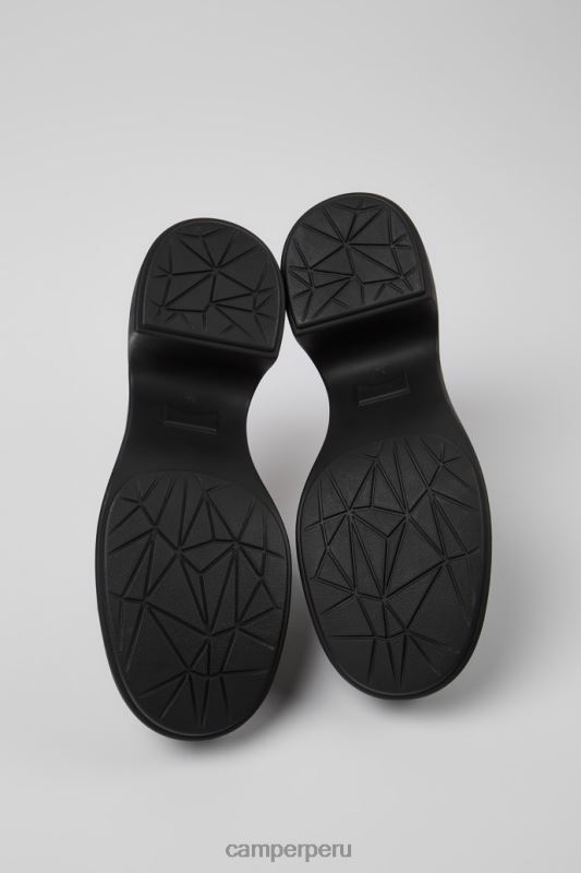 negro BX628114 Camper mules thelma de piel negra para mujer novedades