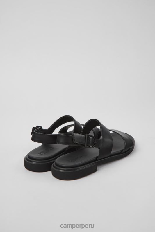 negro BX62853 Camper Sandalias edy de piel negro para mujer novedades
