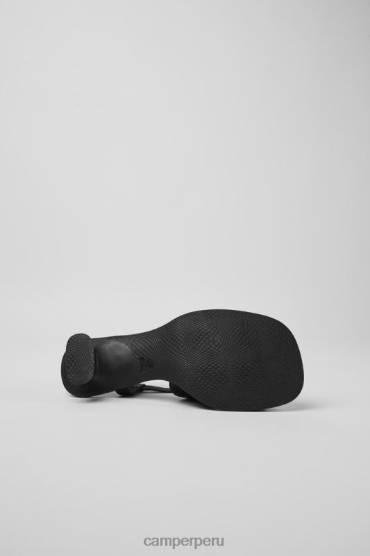 negro BX62861 Camper Sandalias de piel dina de diseño color negro para mujer.