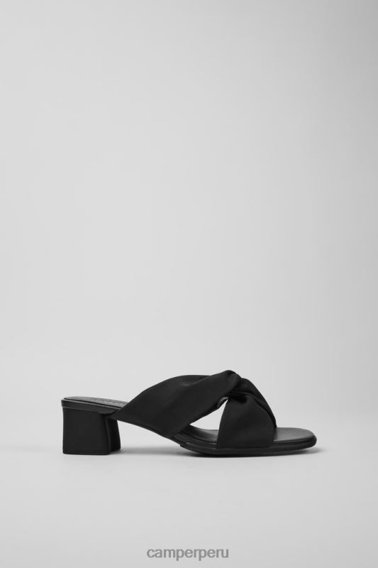 negro BX62873 Camper Sandalias negras con mascotas recicladas Katie de diseño para mujer