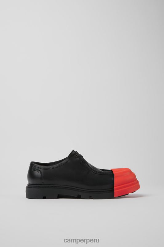 negro BX628938 Camper zapatos junction de piel negro para mujer novedades