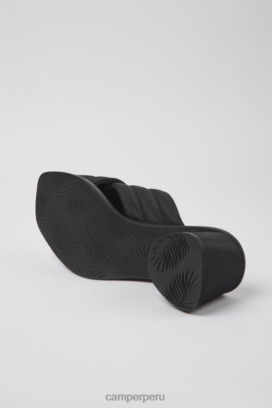 negro BX628958 Camper Sandalias de diseño kiara textil negro para mujer.