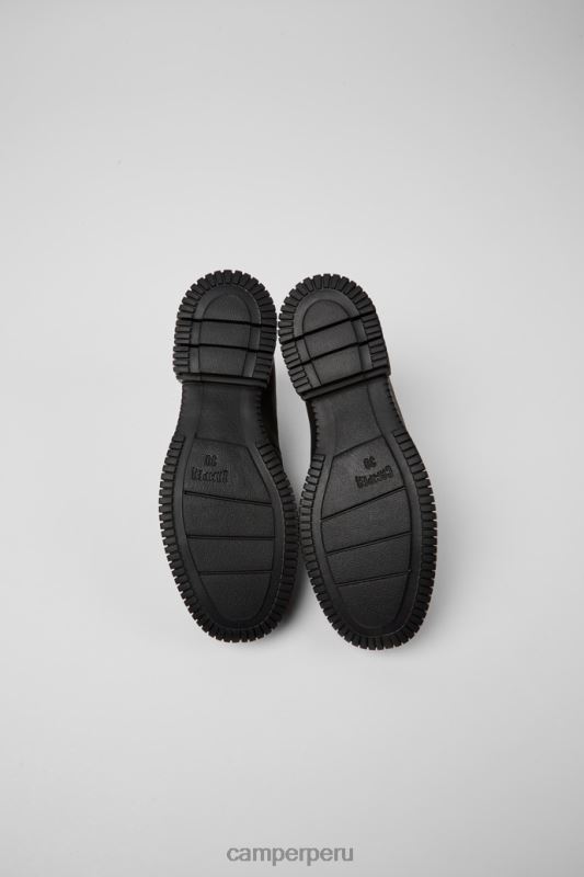 negro BX628978 Camper zapatos con cordones de piel negra pix exclusivos